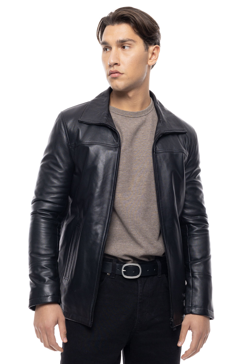 ΔΕΡΜΑΤΙΝΟ ΑΝΔΡΙΚΟ ΤΖΑΚΕΤ ΚΩΔΙΚΟΣ: 07-M-E-8328-EC (BLACK) - Image 5