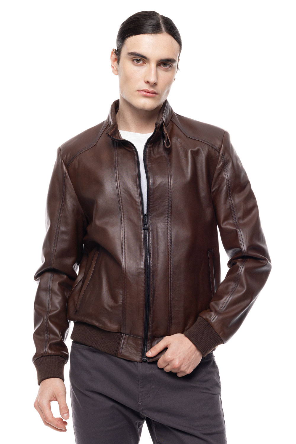 ΔΕΡΜΑΤΙΝΟ ΑΝΔΡΙΚΟ ΜΠΟΥΦΑΝ ΚΩΔΙΚΟΣ: 07-M-E-748-EC (BROWN-ANTIQUE)