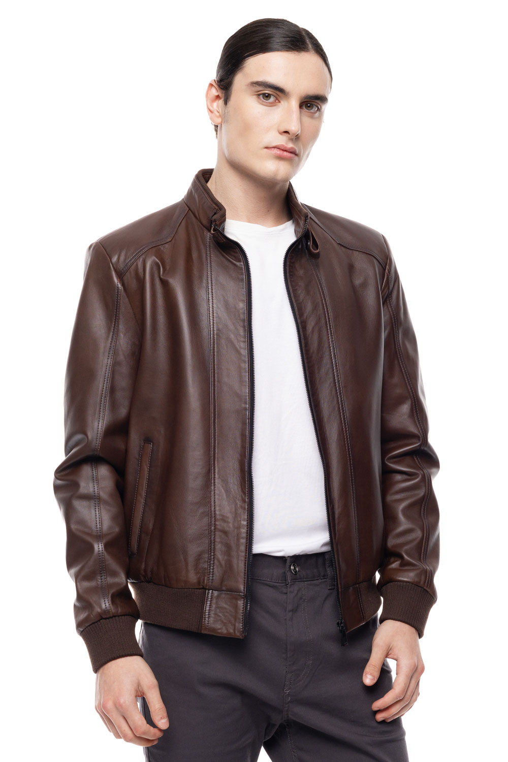ΔΕΡΜΑΤΙΝΟ ΑΝΔΡΙΚΟ ΜΠΟΥΦΑΝ ΚΩΔΙΚΟΣ: 07-M-E-748-EC (BROWN-ANTIQUE) - Image 7