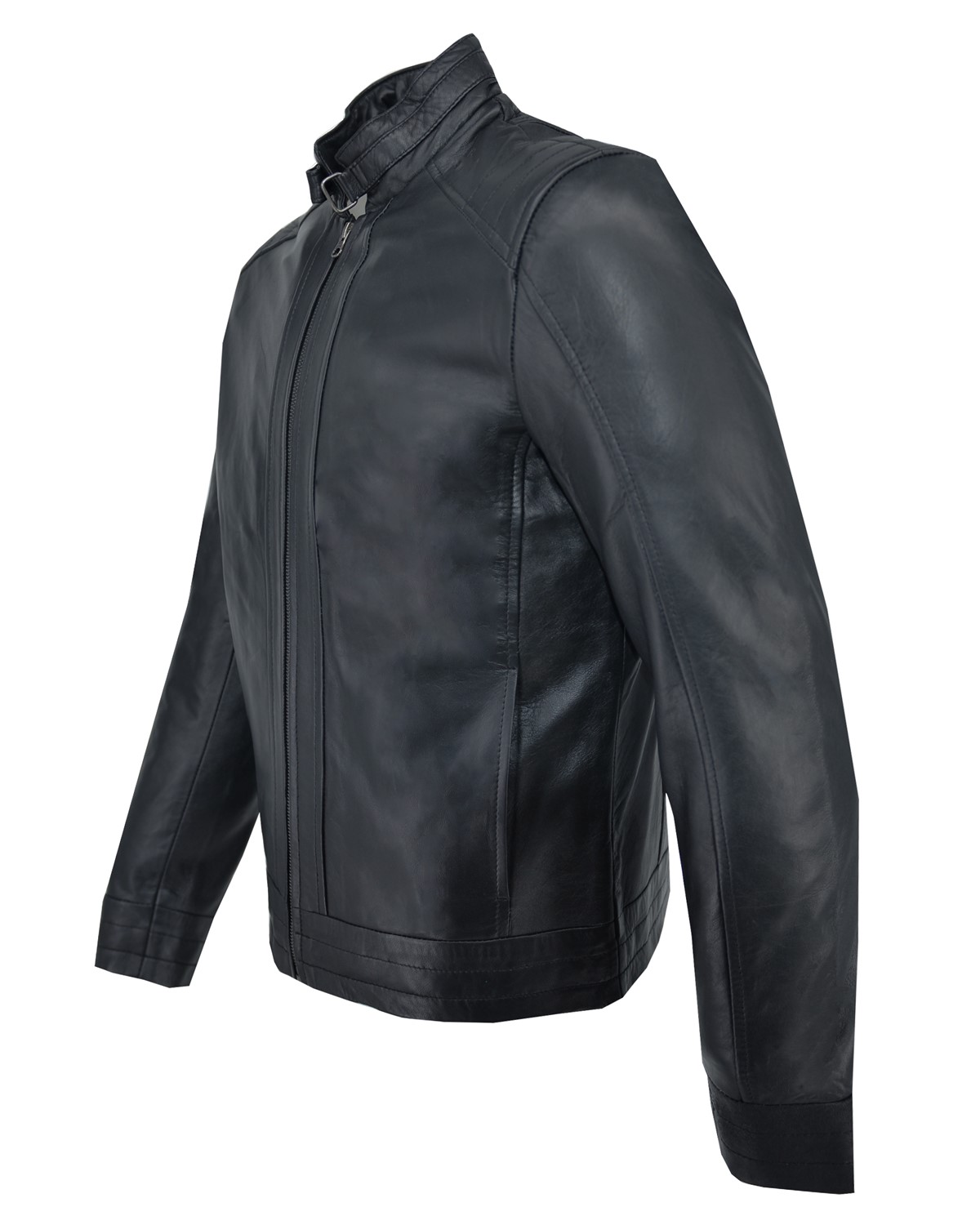 ΔΕΡΜΑΤΙΝΟ ΑΝΔΡΙΚΟ ΜΠΟΥΦΑΝ ΚΩΔΙΚΟΣ: 40-M-ZH-1 (BLACK) - Image 3