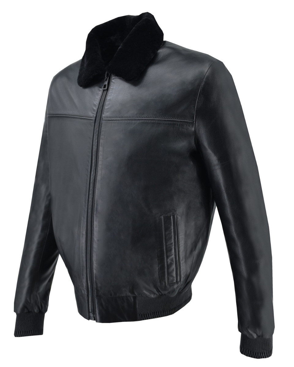 ΔΕΡΜΑΤΙΝΟ ΑΝΔΡΙΚΟ ΜΠΟΥΦΑΝ ΚΩΔΙΚΟΣ: 47S-M-E-62 (BLACK) - Image 3