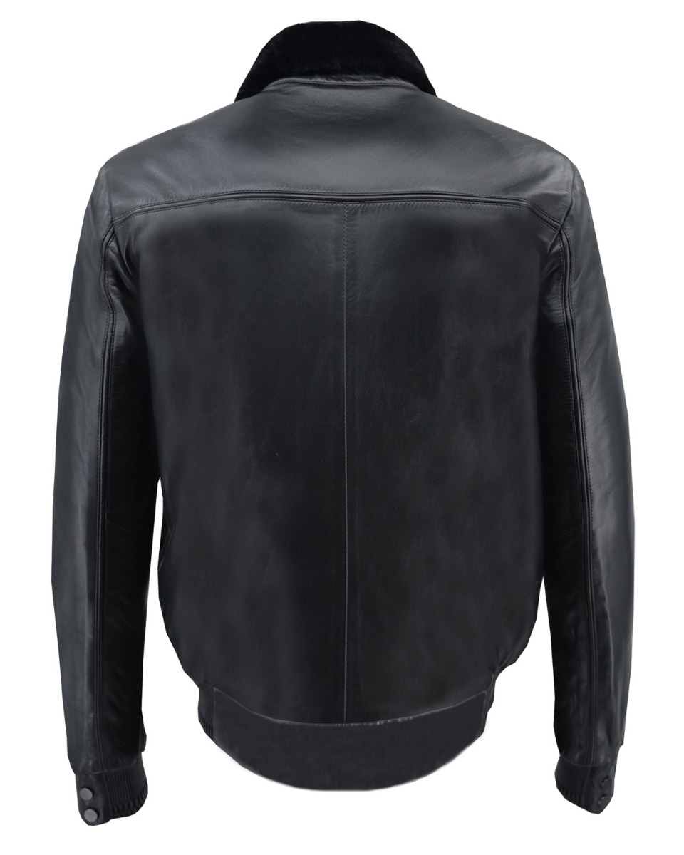 ΔΕΡΜΑΤΙΝΟ ΑΝΔΡΙΚΟ ΜΠΟΥΦΑΝ ΚΩΔΙΚΟΣ: 47S-M-E-62 (BLACK) - Image 5