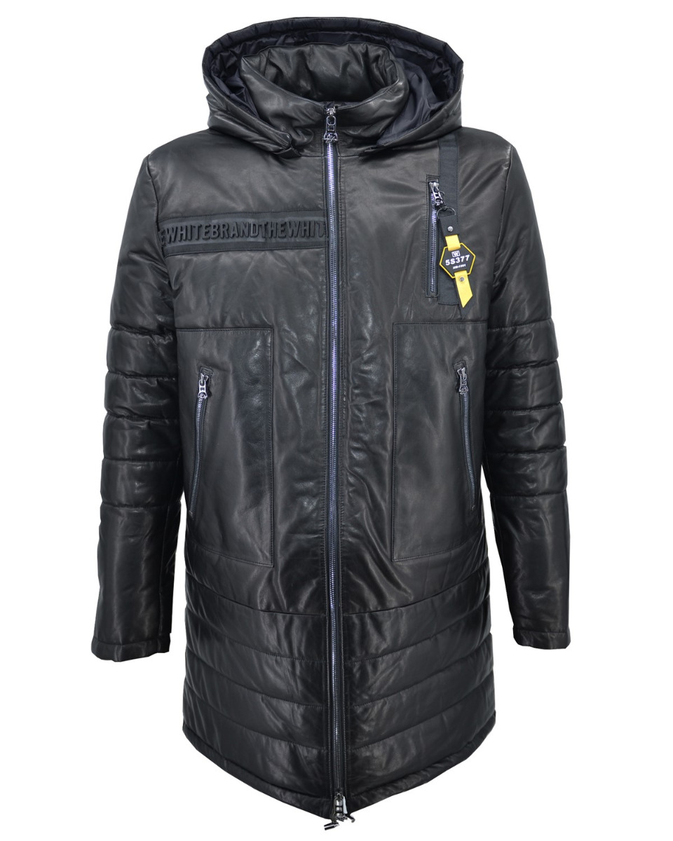 ΔΕΡΜΑΤΙΝΟ ΑΝΔΡΙΚΟ PUFFER JACKET ΚΩΔΙΚΟΣ: 48S-M-K-1535-22015 (BLACK)