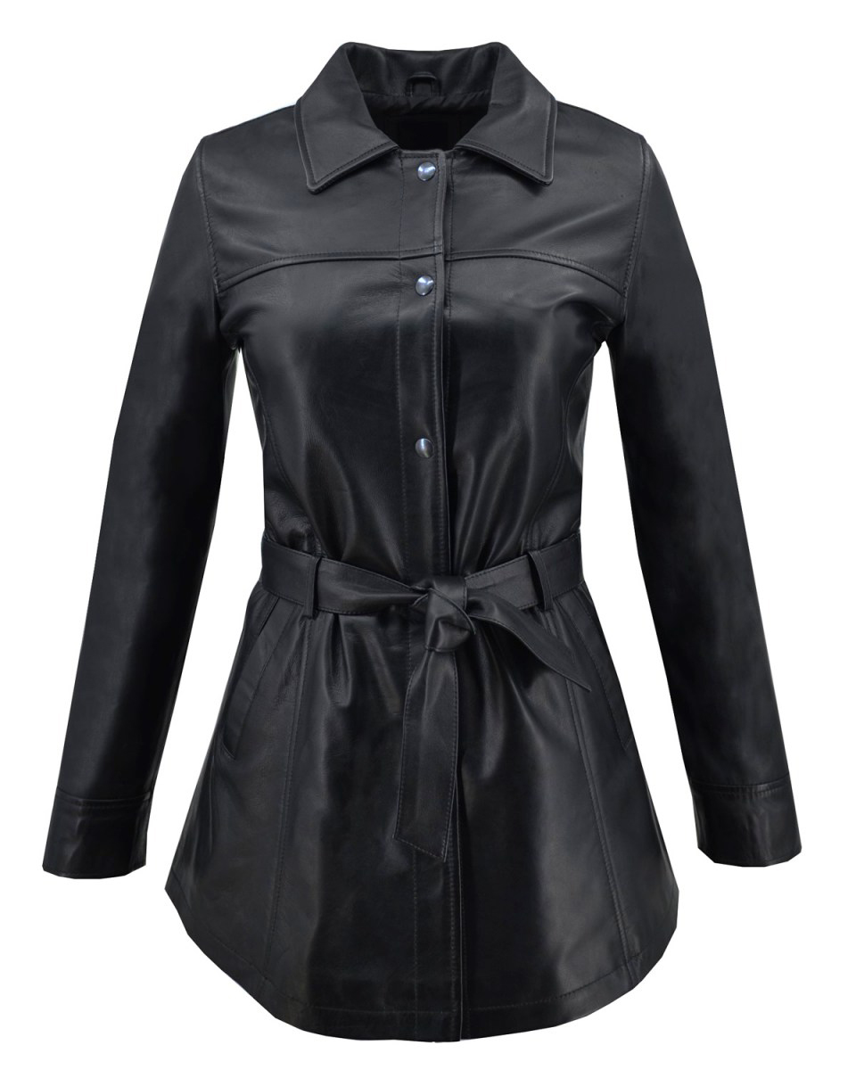 ΔΕΡΜΑΤΙΝΟ ΓΥΝΑΙΚΕΙΑ ΖΑΚΕΤΑ ΚΩΔΙΚΟΣ: 49-W-ASPA (BLACK) - Image 7