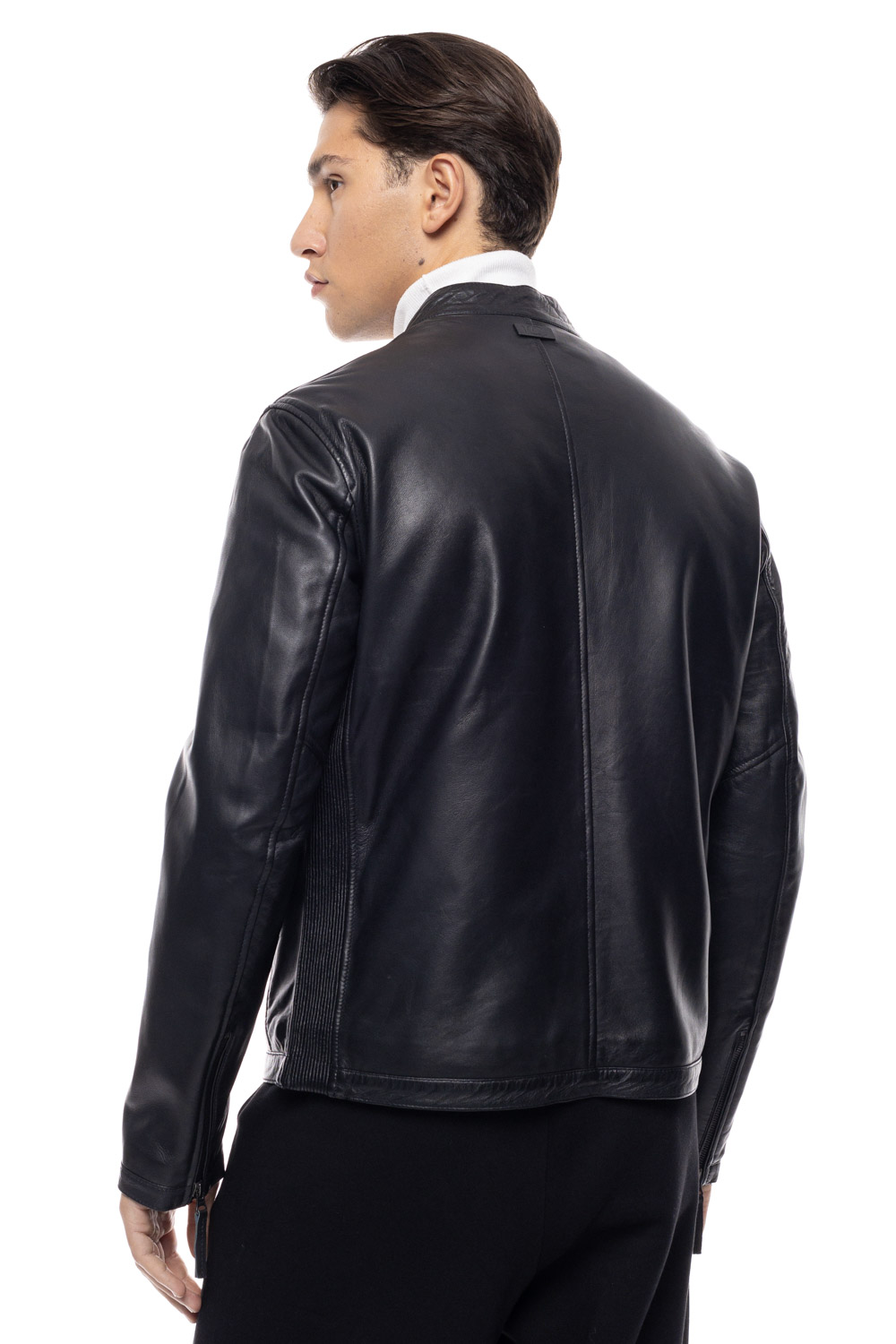 ΔΕΡΜΑΤΙΝΟ ΑΝΔΡΙΚΟ ΜΠΟΥΦΑΝ ΚΩΔΙΚΟΣ: 49-M-9299 (BLACK) - Image 5