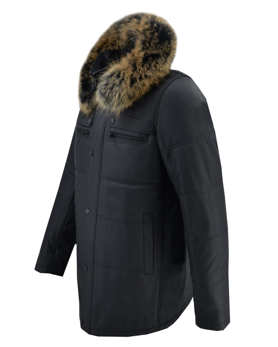 ΔΕΡΜΑΤΙΝΟ ΑΝΔΡΙΚΟ ΤΖΑΚΕΤ ΚΩΔΙΚΟΣ: 07-M-6340-FURBEIGE (BLACK T) - Image 8
