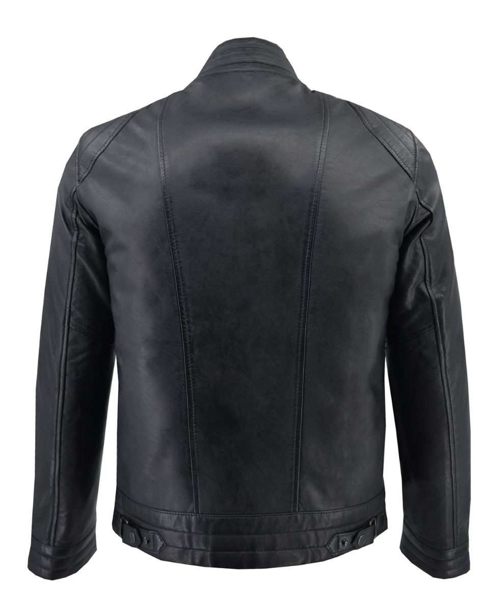 ΔΕΡΜΑΤΙΝΟ ΑΝΔΡΙΚΟ ΜΠΟΥΦΑΝ ΚΩΔΙΚΟΣ: 49-M-ZH-1 (BLACK) - Image 12