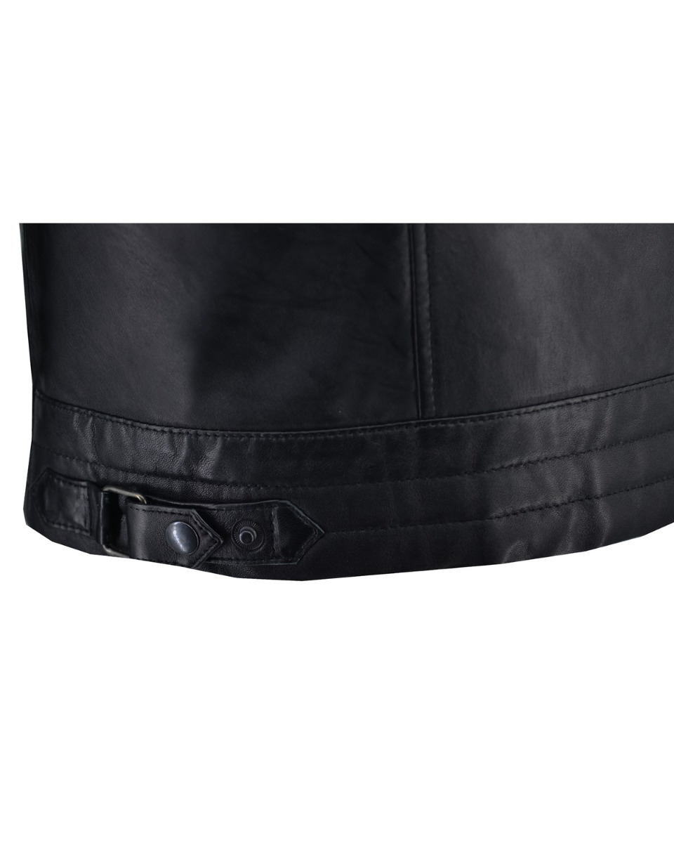 ΔΕΡΜΑΤΙΝΟ ΑΝΔΡΙΚΟ ΜΠΟΥΦΑΝ ΚΩΔΙΚΟΣ: 49-M-ZH-1 (BLACK) - Image 13