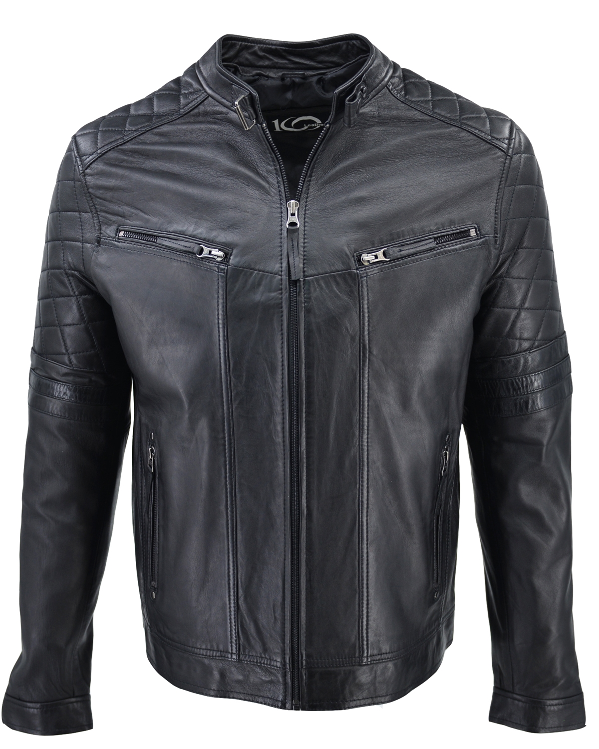 ΔΕΡΜΑΤΙΝΟ ΑΝΔΡΙΚΟ ΜΠΟΥΦΑΝ ΚΩΔΙΚΟΣ: 49-M-0123 (BLACK) - Image 10