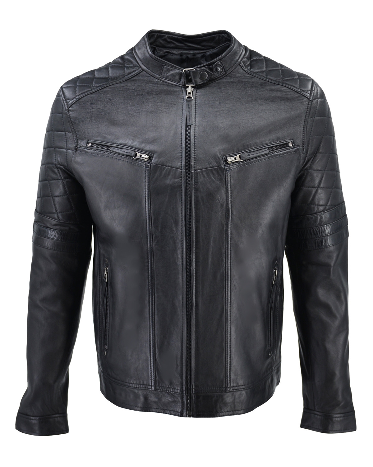 ΔΕΡΜΑΤΙΝΟ ΑΝΔΡΙΚΟ ΜΠΟΥΦΑΝ ΚΩΔΙΚΟΣ: 49-M-0123 (BLACK) - Image 8