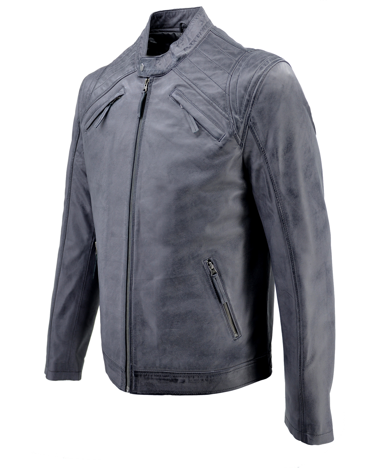 ΔΕΡΜΑΤΙΝΟ ΑΝΔΡΙΚΟ ΜΠΟΥΦΑΝ ΚΩΔΙΚΟΣ: 49-M-ATLAS (NEW-GREY) - Image 9