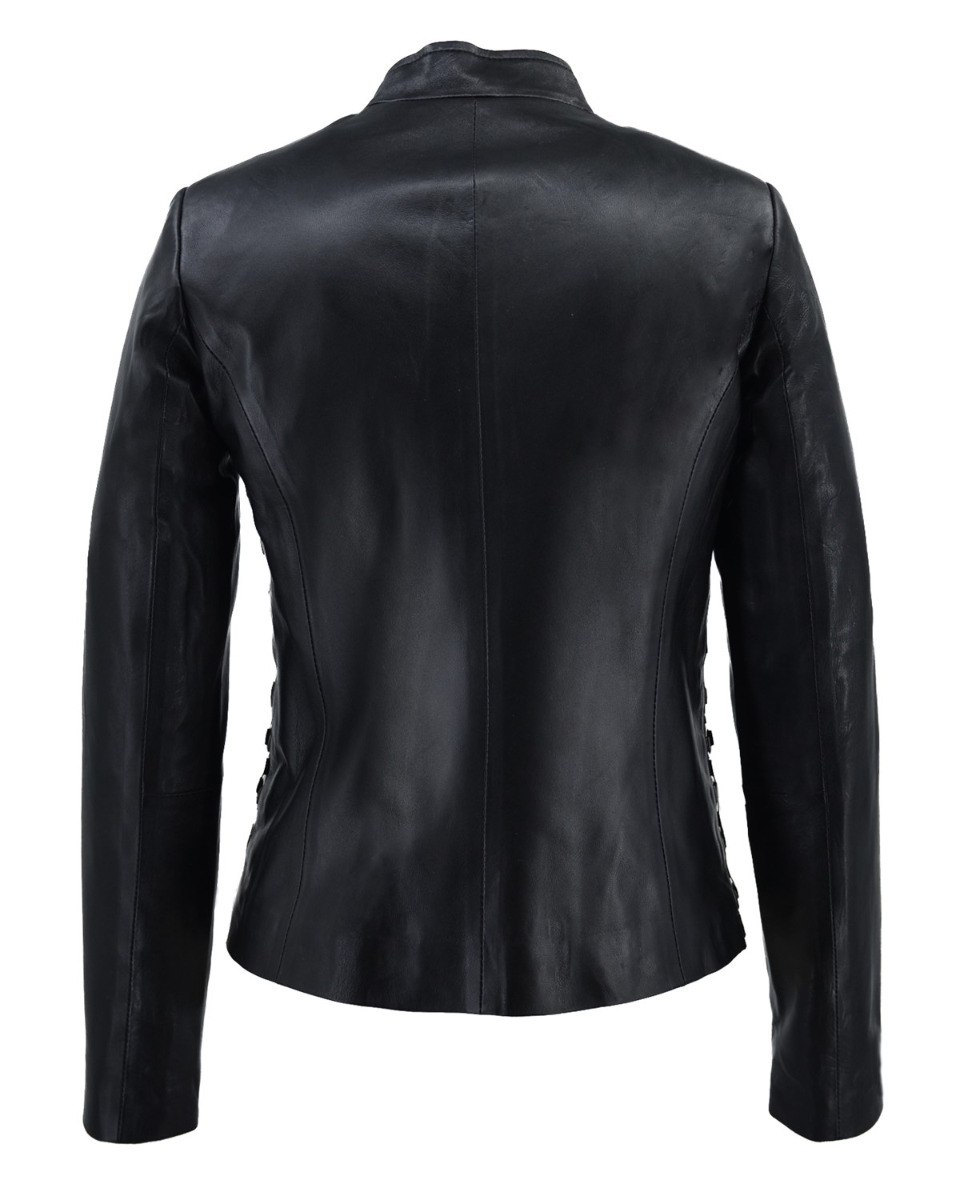 ΔΕΡΜΑΤΙΝΟ ΓΥΝΑΙΚΕΙΟ ΜΠΟΥΦΑΝ ΚΩΔΙΚΟΣ: 07-W-HARI (BLACK) - Image 11