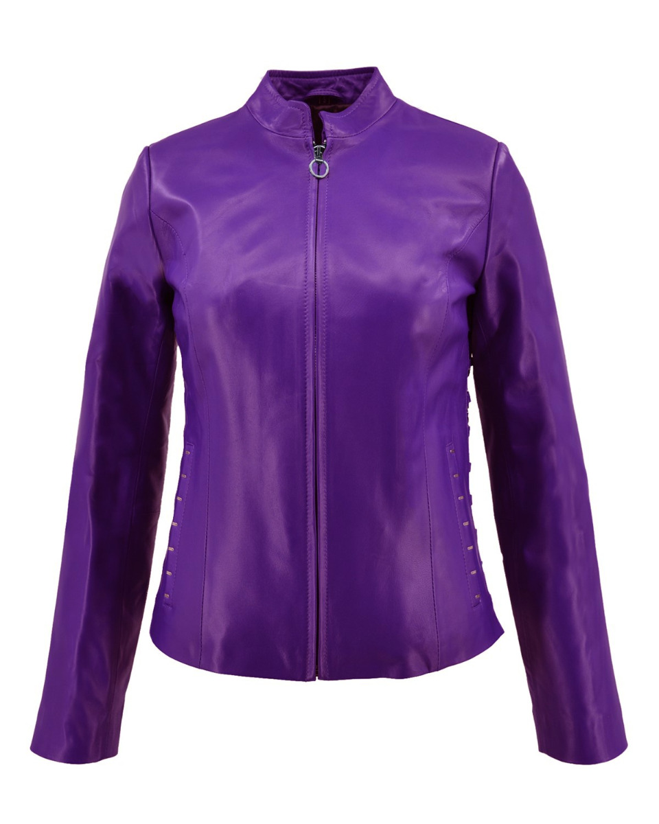 ΔΕΡΜΑΤΙΝΟ ΓΥΝΑΙΚΕΙΟ ΜΠΟΥΦΑΝ ΚΩΔΙΚΟΣ: 07-W-HARI (PURPLE) - Image 7