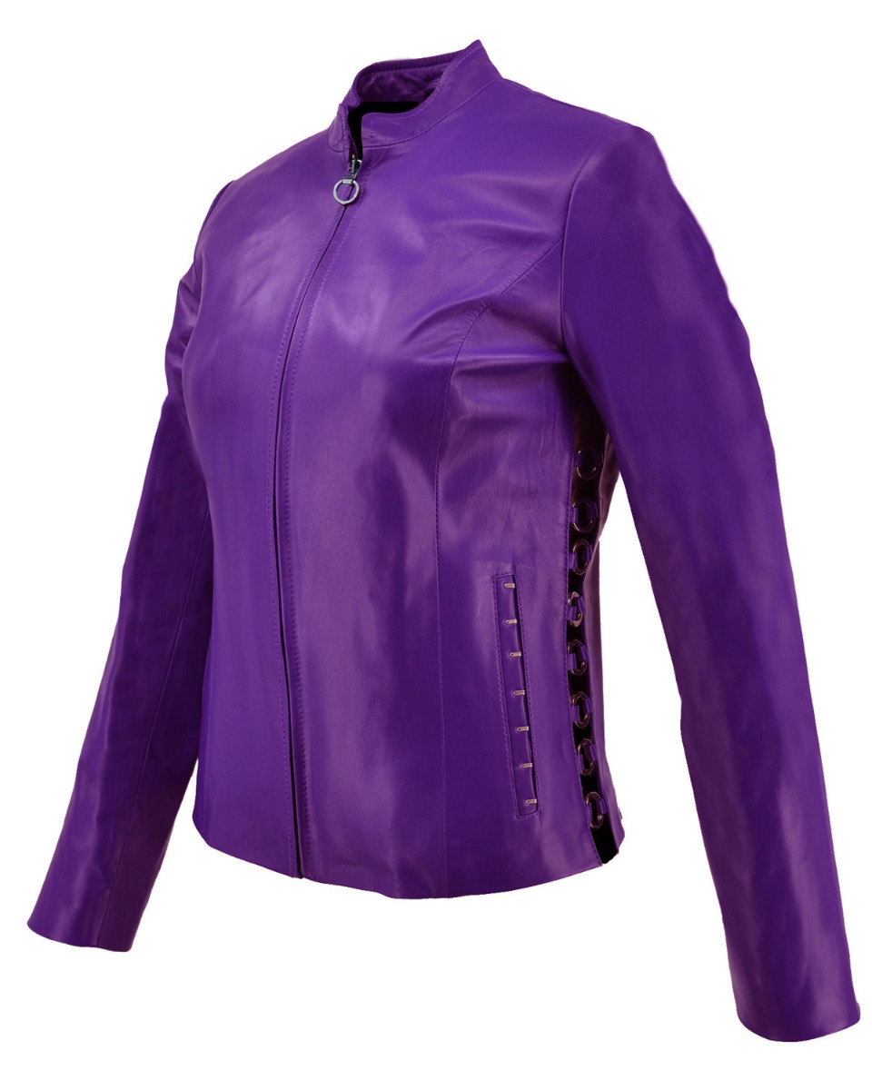 ΔΕΡΜΑΤΙΝΟ ΓΥΝΑΙΚΕΙΟ ΜΠΟΥΦΑΝ ΚΩΔΙΚΟΣ: 07-W-HARI (PURPLE) - Image 8