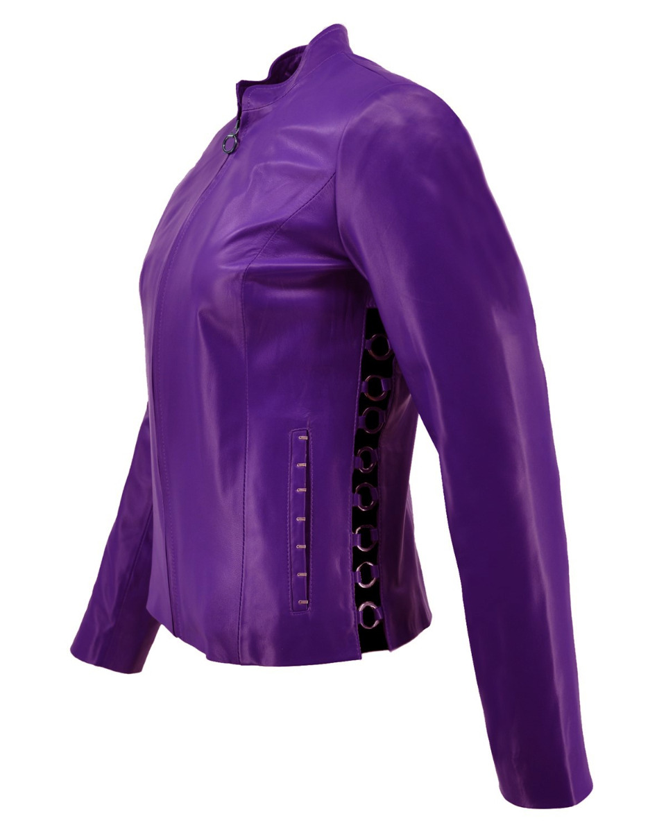 ΔΕΡΜΑΤΙΝΟ ΓΥΝΑΙΚΕΙΟ ΜΠΟΥΦΑΝ ΚΩΔΙΚΟΣ: 07-W-HARI (PURPLE) - Image 9