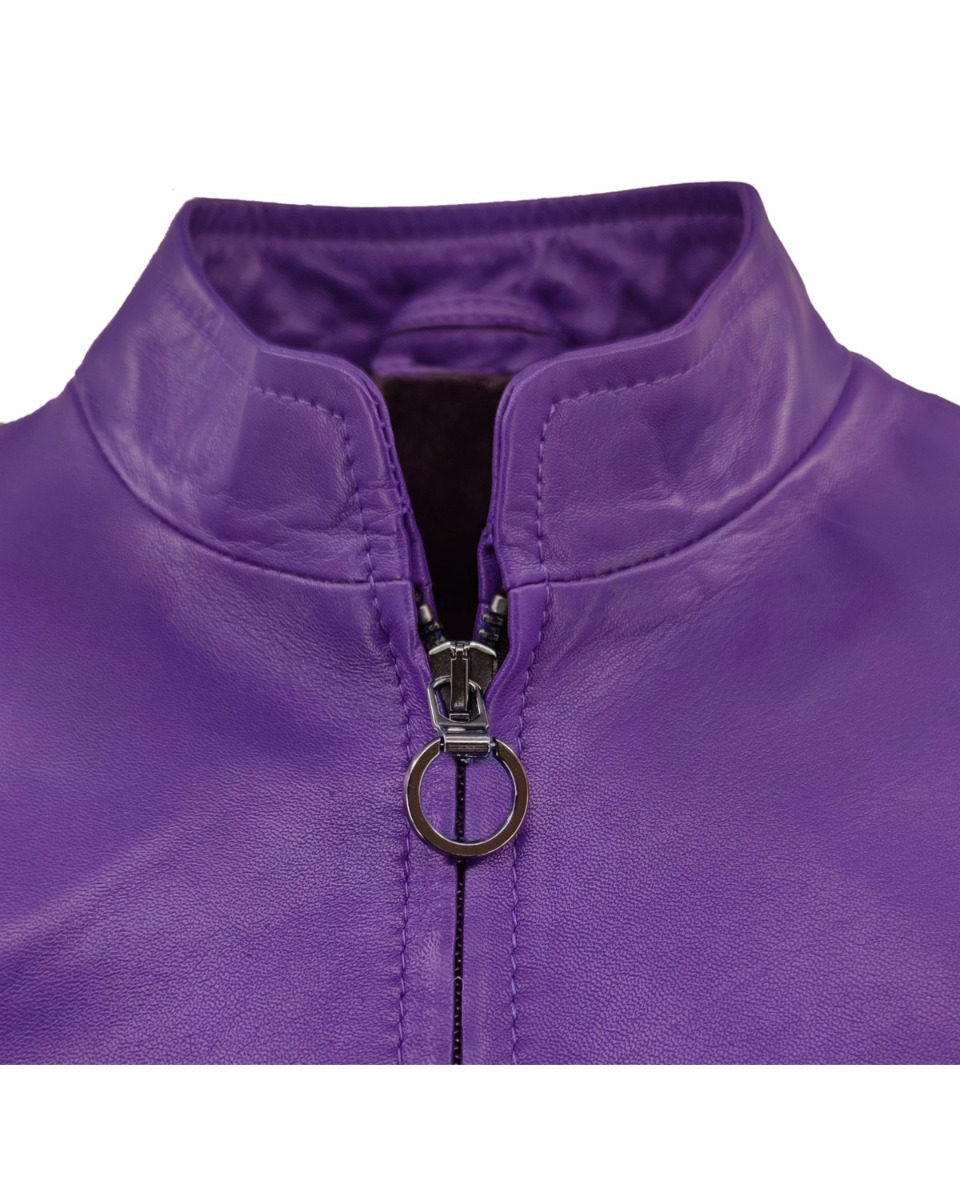 ΔΕΡΜΑΤΙΝΟ ΓΥΝΑΙΚΕΙΟ ΜΠΟΥΦΑΝ ΚΩΔΙΚΟΣ: 07-W-HARI (PURPLE) - Image 11