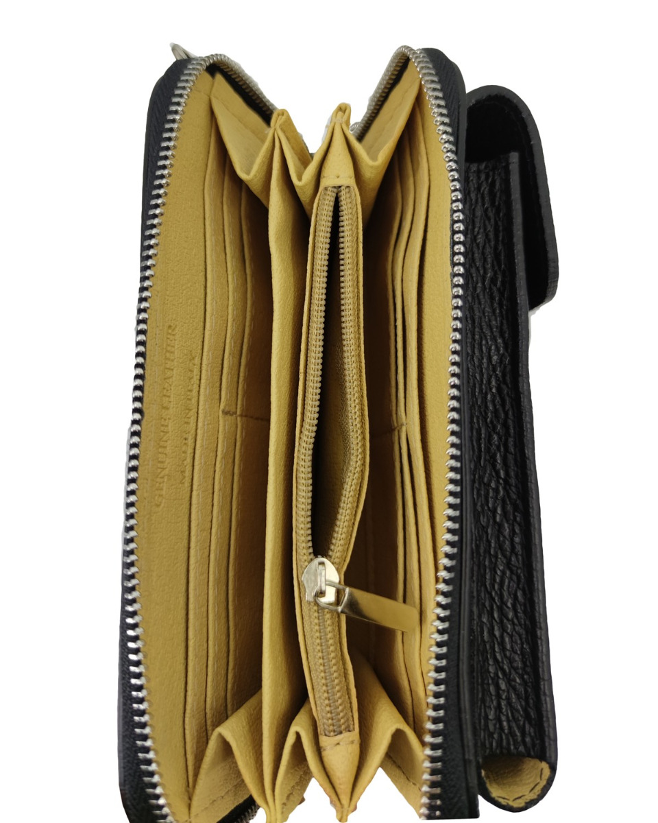 ΔΕΡΜΑΤΙΝΟ ΤΣΑΝΤΑΚΙ ΚΩΔΙΚΟΣ: 33-BAG-2402-71 (BLACK) - Image 4