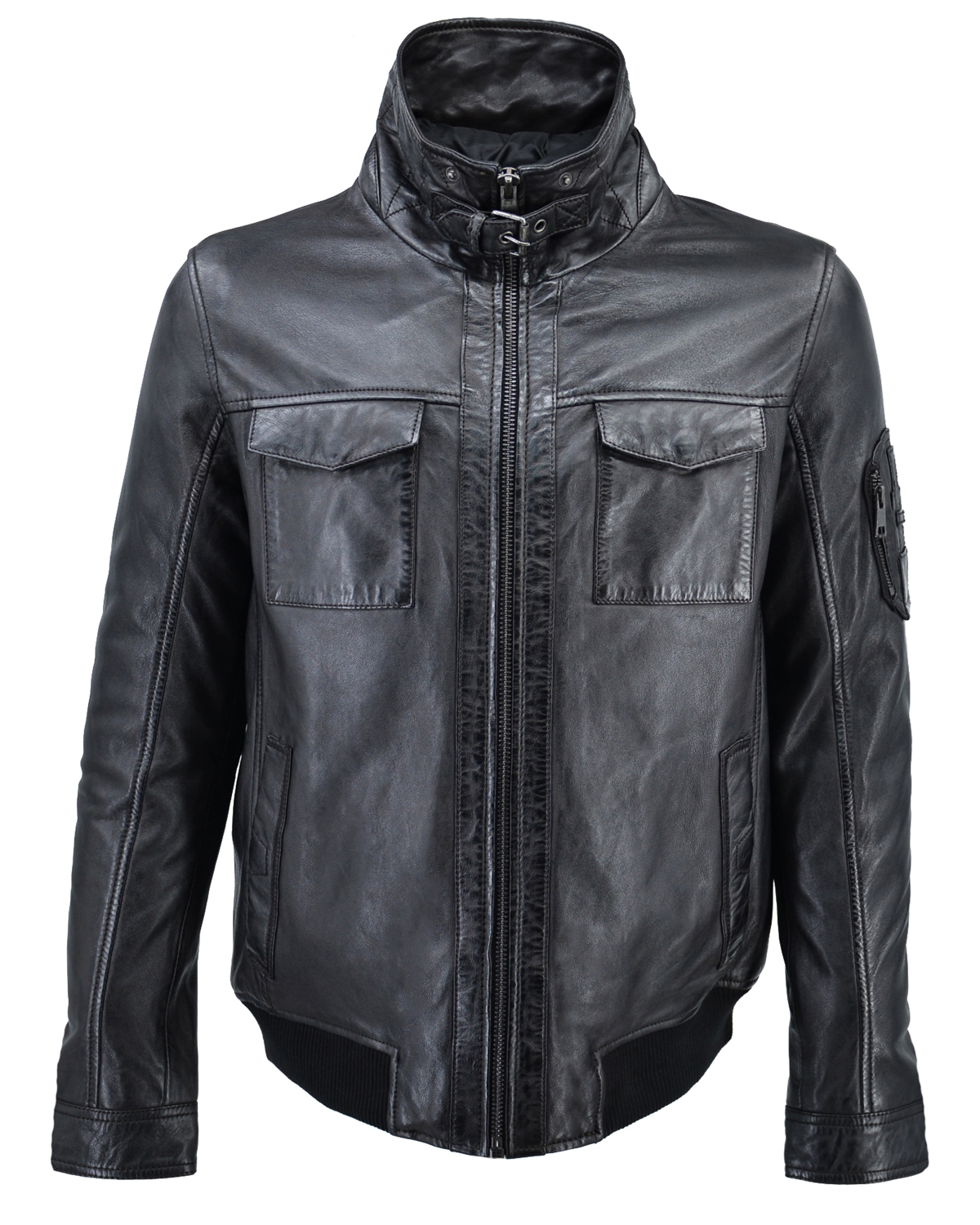 ΔΕΡΜΑΤΙΝΟ ΑΝΔΡΙΚΟ ΜΠΟΥΦΑΝ ΚΩΔΙΚΟΣ: 08-M-TOMCRUISE-POCKET (D.BROWN) - Image 5