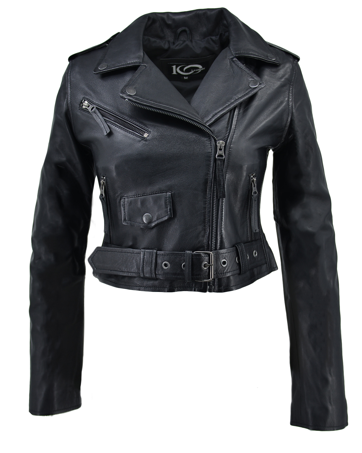 ΔΕΡΜΑΤΙΝΟ ΓΥΝΑΙΚΕΙΟ ΜΠΟΥΦΑΝ ΚΩΔΙΚΟΣ: 49-W-TANIA-SHORT (BLACK) - Image 10