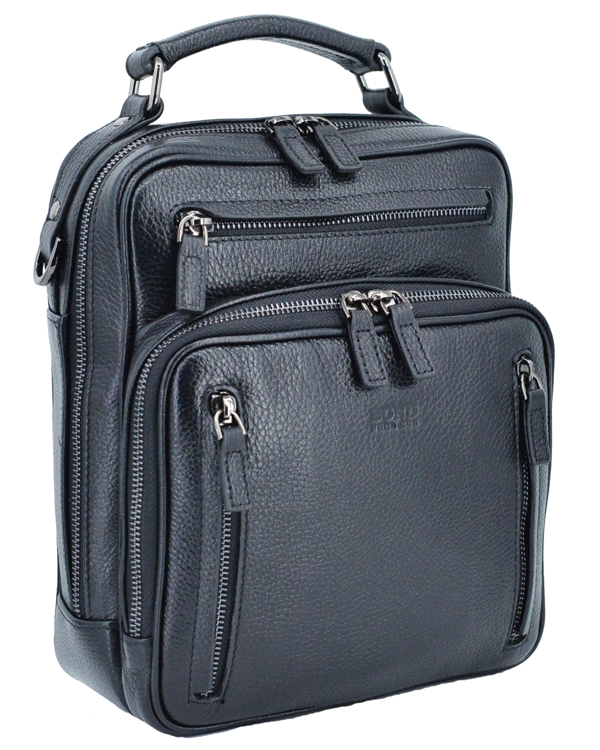 ΔΕΡΜΑΤΙΝΗ ΑΝΔΡΙΚΗ ΤΣΑΝΤΑ ΚΩΔΙΚΟΣ: 60-BAG-1168-281 (BLACK) - Image 4