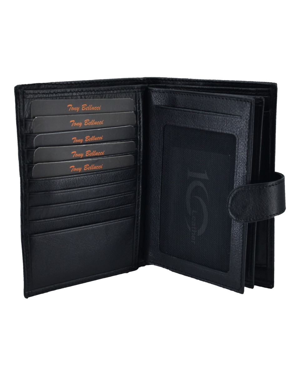 ΔΕΡΜΑΤΙΝΟ ΠΟΡΤΟΦΟΛΙ ΚΩΔΙΚΟΣ: 60-WALLET-T625-1 (BLACK) - Image 4