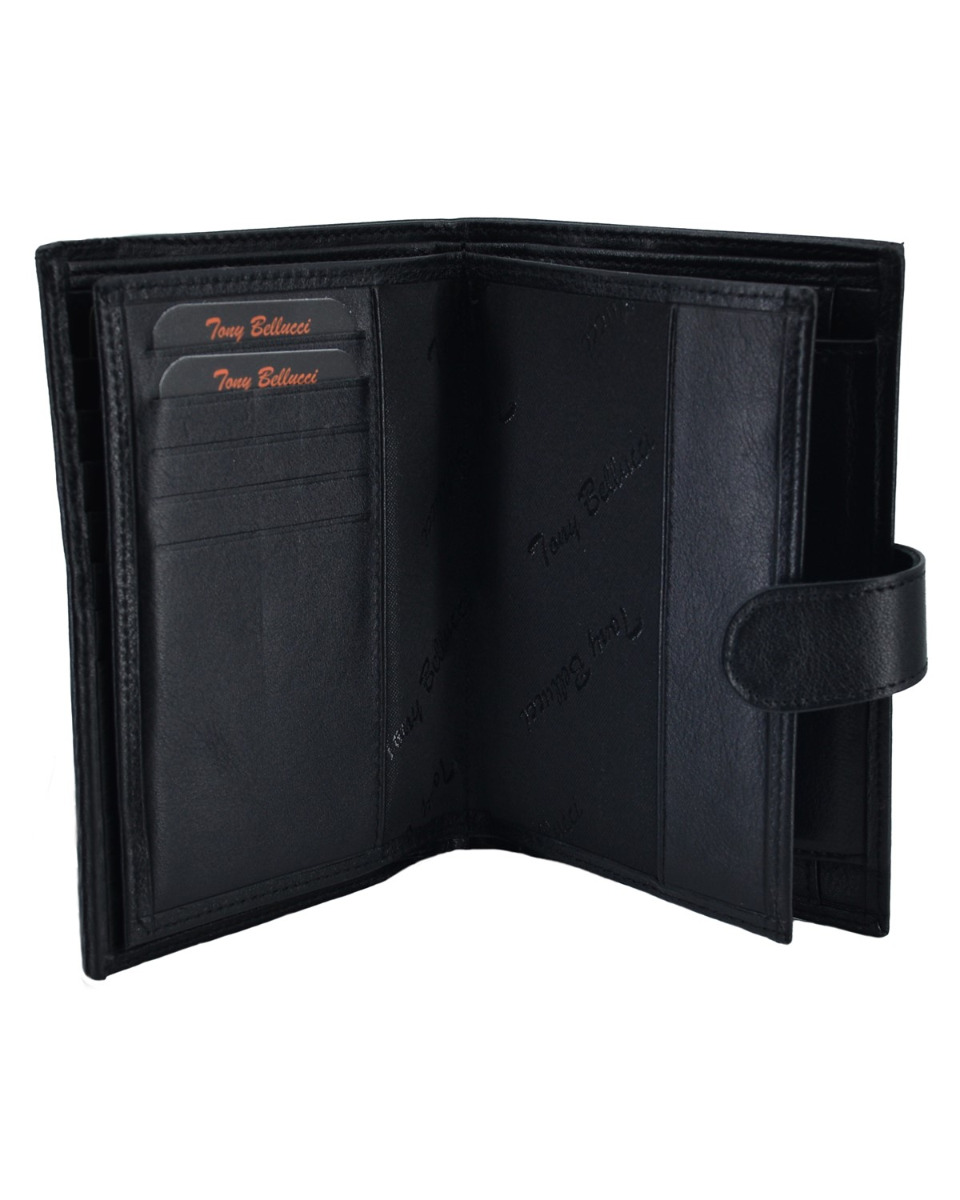 ΔΕΡΜΑΤΙΝΟ ΠΟΡΤΟΦΟΛΙ ΚΩΔΙΚΟΣ: 60-WALLET-T625-1 (BLACK) - Image 5