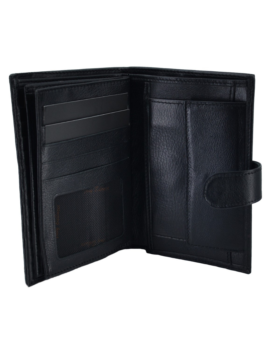 ΔΕΡΜΑΤΙΝΟ ΠΟΡΤΟΦΟΛΙ ΚΩΔΙΚΟΣ: 60-WALLET-T625-1 (BLACK) - Image 6
