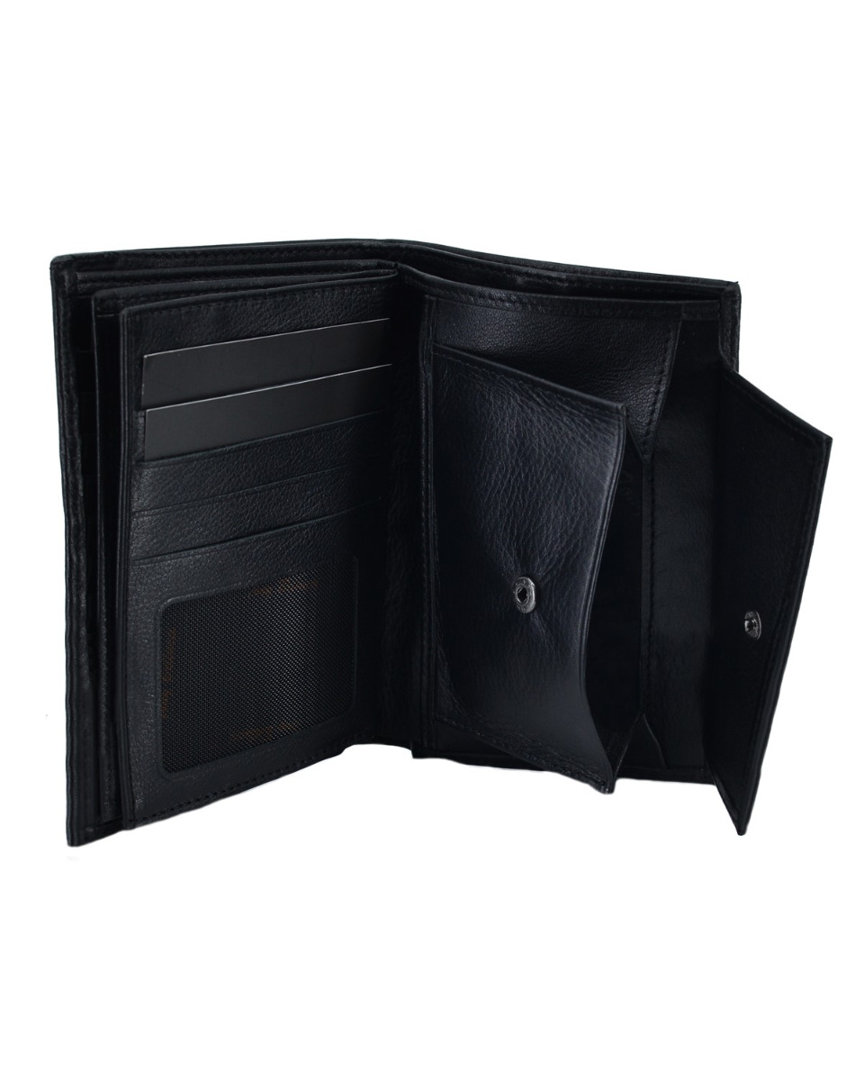 ΔΕΡΜΑΤΙΝΟ ΠΟΡΤΟΦΟΛΙ ΚΩΔΙΚΟΣ: 60-WALLET-T625-1 (BLACK) - Image 7