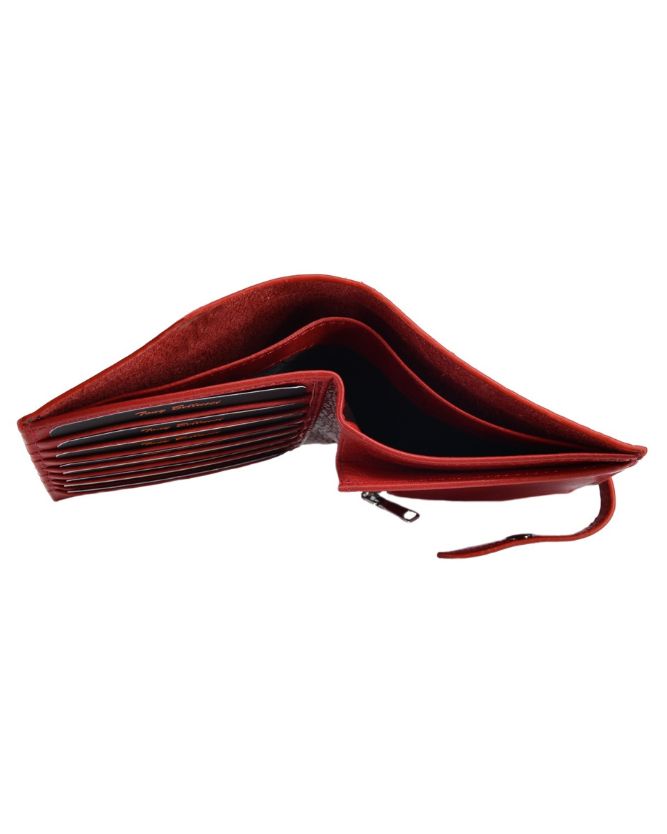 ΔΕΡΜΑΤΙΝΟ ΓΥΝΑΙΚΕΙΟ ΠΟΡΤΟΦΟΛΙ ΚΩΔΙΚΟΣ: 60-WALLET-T816-8-8 (RED) - Image 6