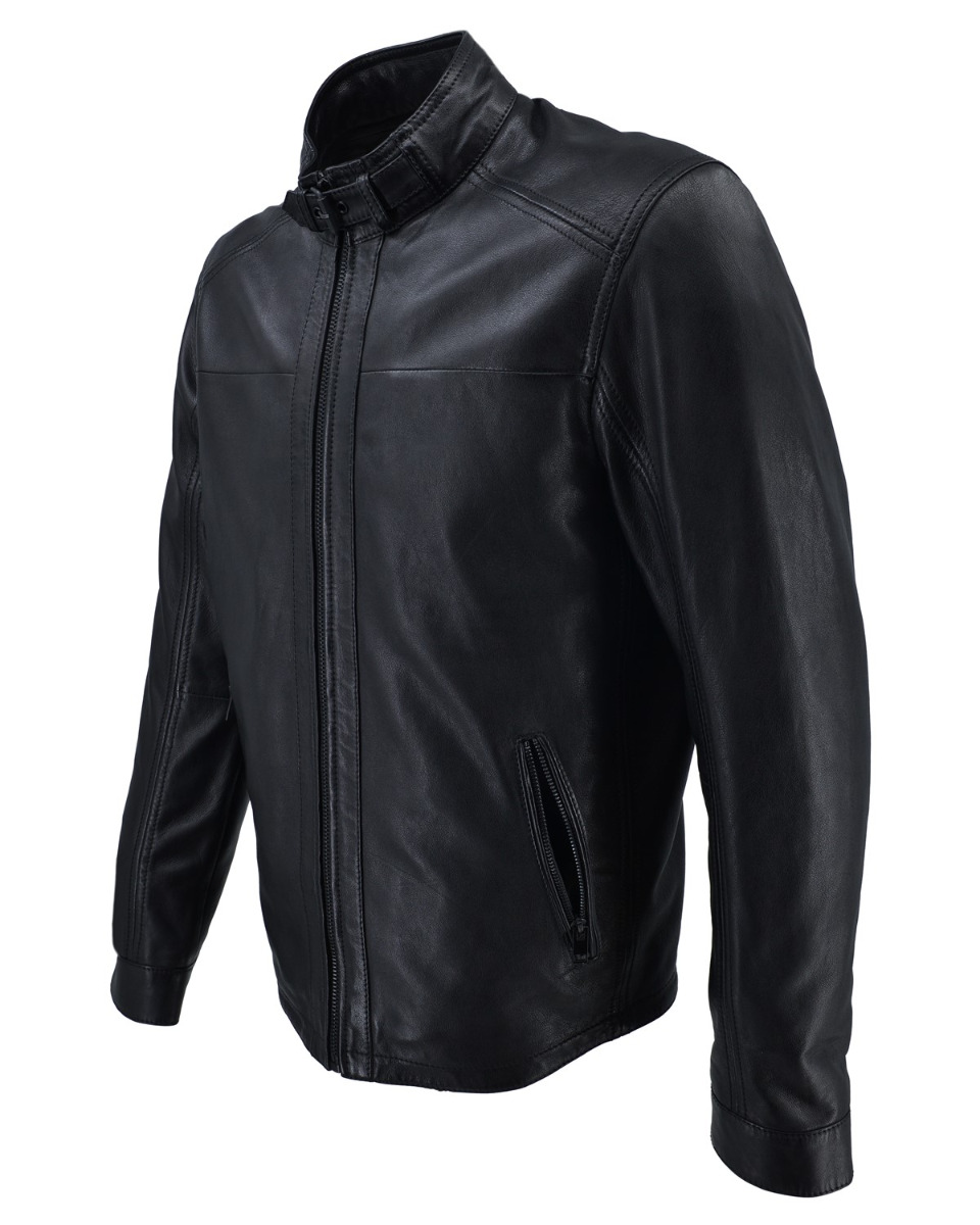 ΔΕΡΜΑΤΙΝΟ ΑΝΔΡΙΚΟ ΜΠΟΥΦΑΝ ΚΩΔΙΚΟΣ: 61-M-1118 (BLACK) - Image 9