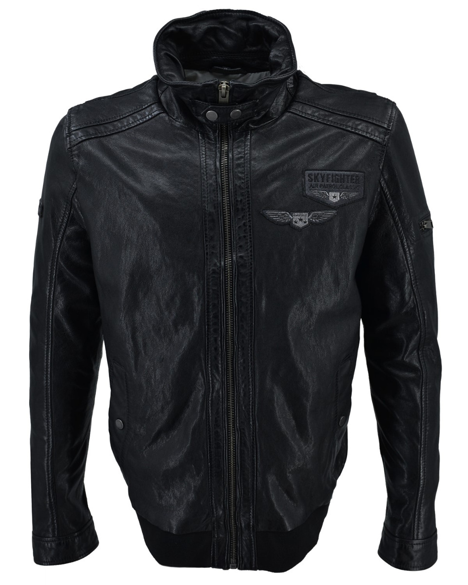 ΔΕΡΜΑΤΙΝΟ ΑΝΔΡΙΚΟ ΜΠΟΥΦΑΝ ΚΩΔΙΚΟΣ: 61-M-1125 (BLACK)
