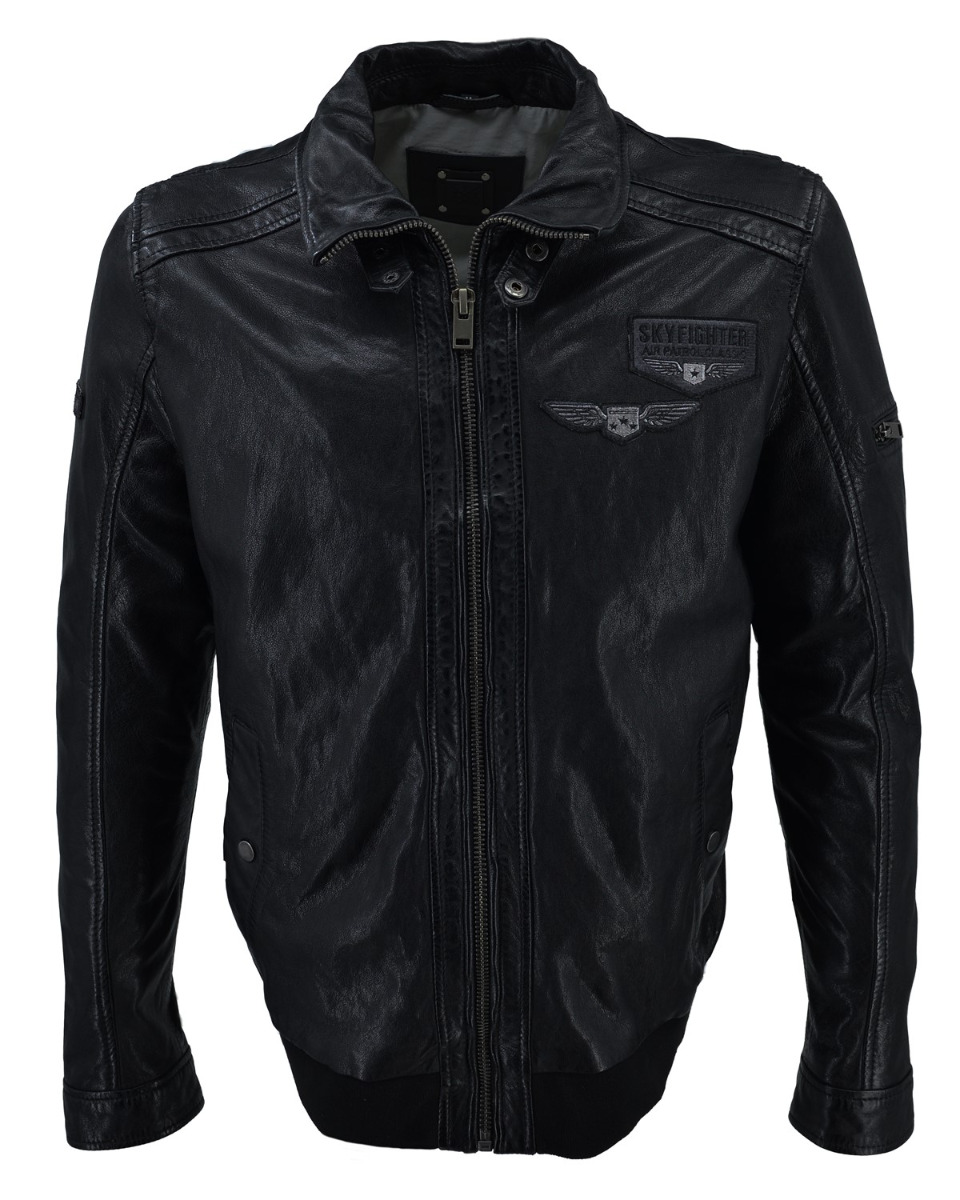 ΔΕΡΜΑΤΙΝΟ ΑΝΔΡΙΚΟ ΜΠΟΥΦΑΝ ΚΩΔΙΚΟΣ: 61-M-1125 (BLACK) - Image 3