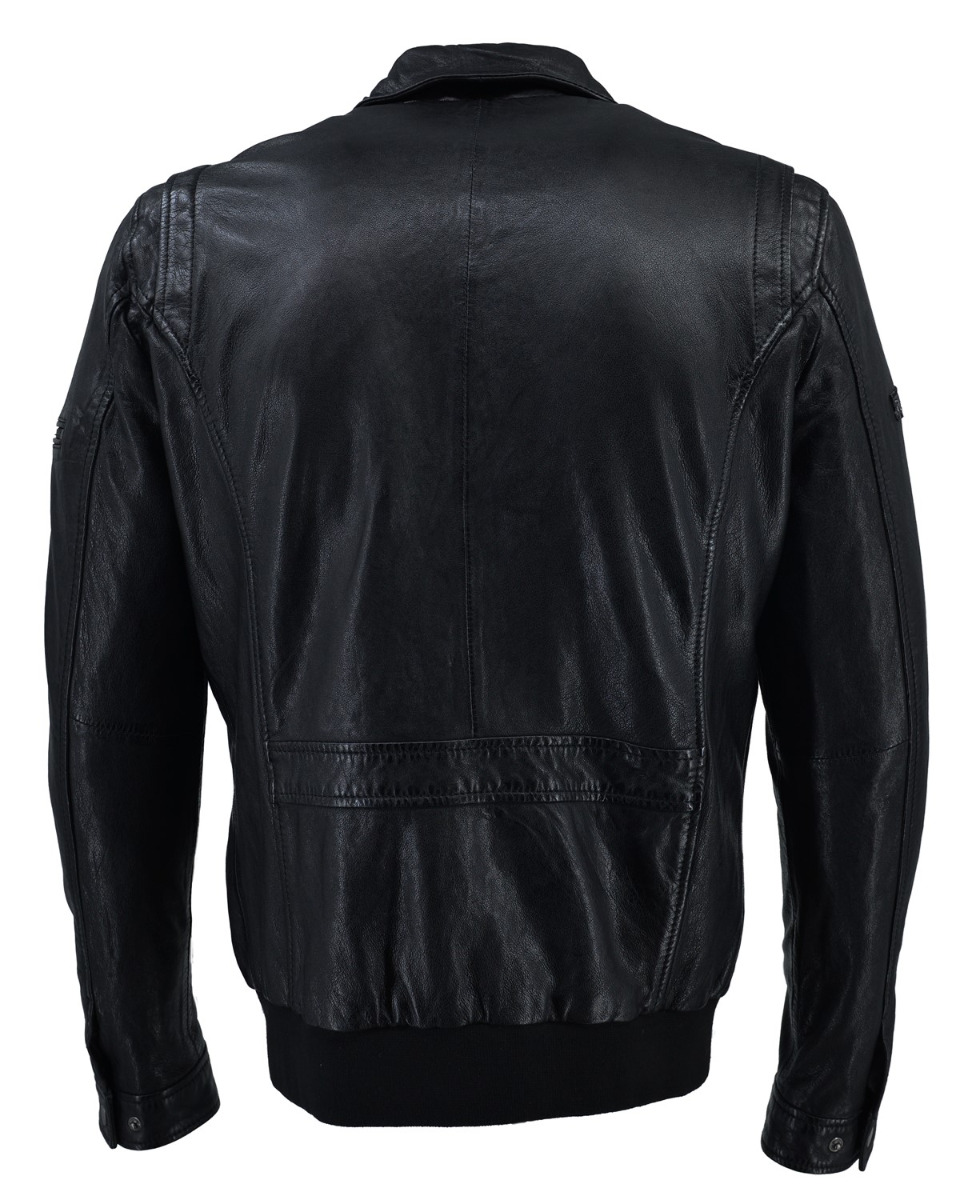 ΔΕΡΜΑΤΙΝΟ ΑΝΔΡΙΚΟ ΜΠΟΥΦΑΝ ΚΩΔΙΚΟΣ: 61-M-1125 (BLACK) - Image 6