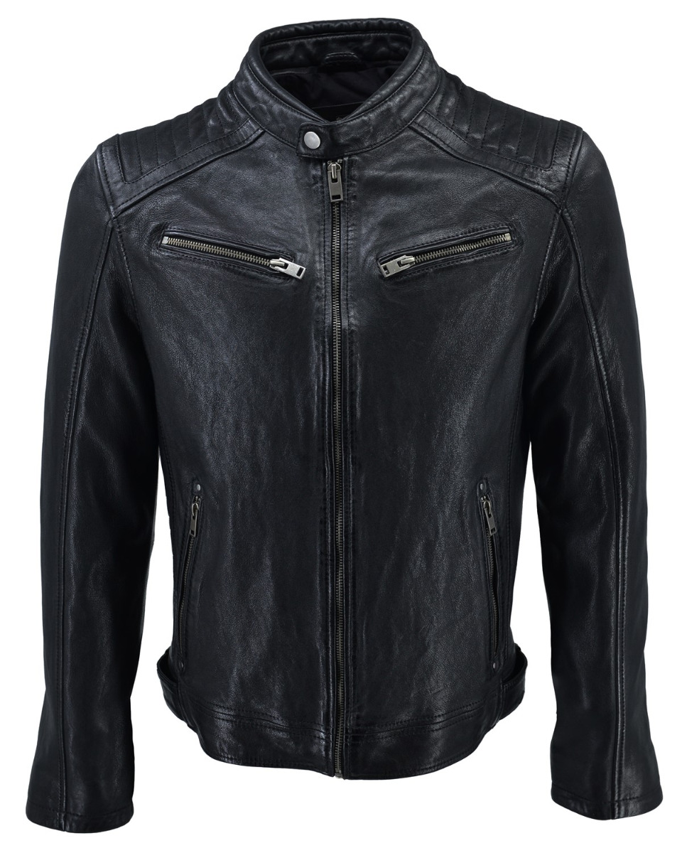 ΔΕΡΜΑΤΙΝΟ ΑΝΔΡΙΚΟ ΜΠΟΥΦΑΝ ΚΩΔΙΚΟΣ: 61-M-1127 (BLACK) - Image 7