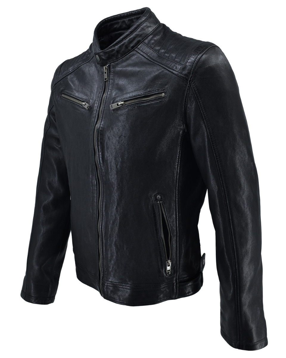 ΔΕΡΜΑΤΙΝΟ ΑΝΔΡΙΚΟ ΜΠΟΥΦΑΝ ΚΩΔΙΚΟΣ: 61-M-1127 (BLACK) - Image 9