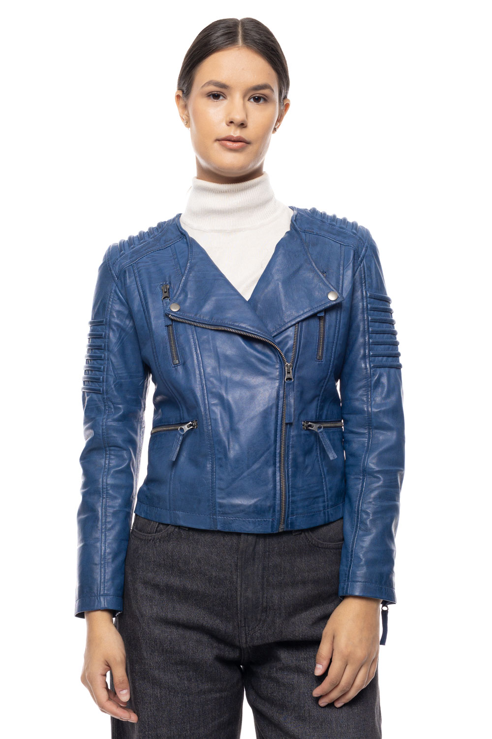 ΔΕΡΜΑΤΙΝΟ ΓΥΝΑΙΚΕΙΟ ΜΠΟΥΦΑΝ ΚΩΔΙΚΟΣ: 14-W-SILVANA (DENIM)