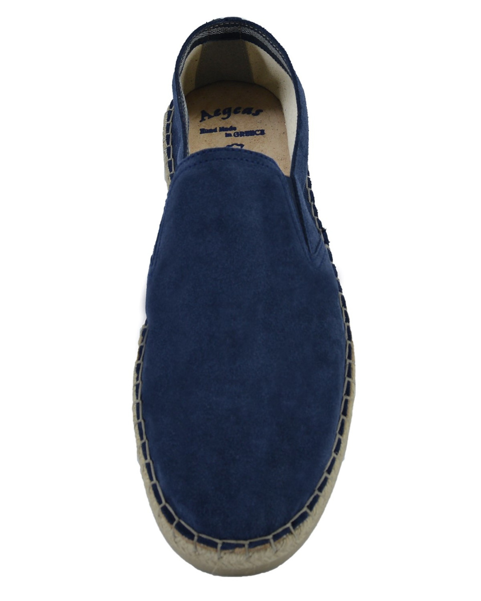 ΔΕΡΜΑΤΙΝΗ ΑΝΔΡΙΚΗ (SUEDE) ΕΣΠΑΝΤΡΙΓΙΑ: 63-M-ESPADRILLE (BLUE) - Image 5