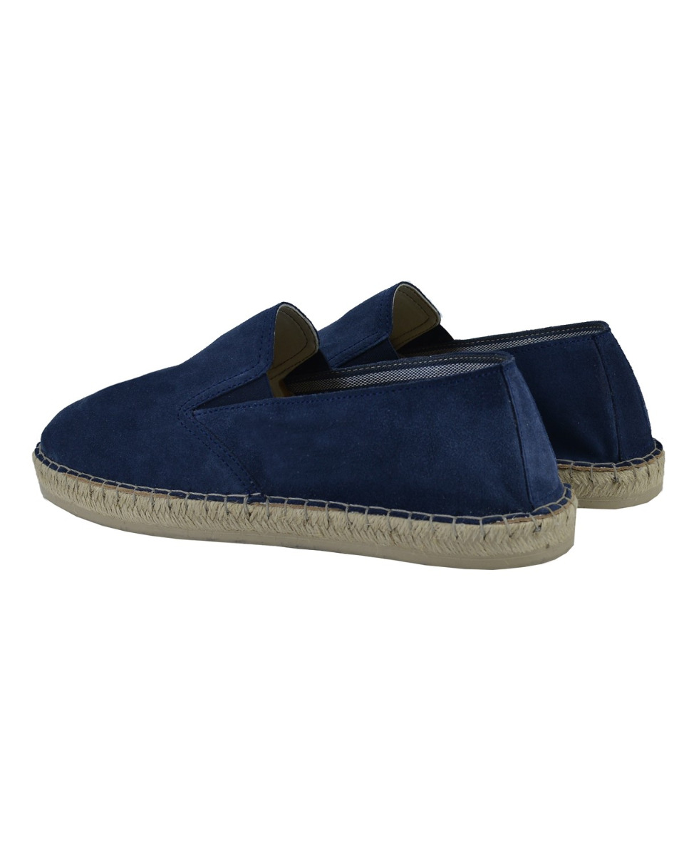 ΔΕΡΜΑΤΙΝΗ ΑΝΔΡΙΚΗ (SUEDE) ΕΣΠΑΝΤΡΙΓΙΑ: 63-M-ESPADRILLE (BLUE) - Image 6