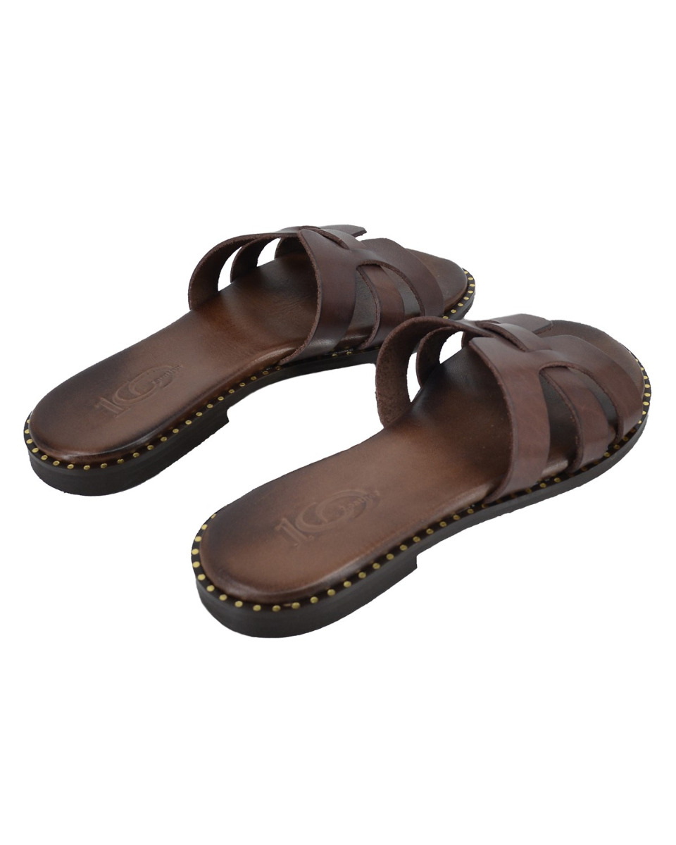 ΔΕΡΜΑΤΙΝΕΣ ΓΥΝΑΙΚΕΙΕΣ ΠΑΝΤΟΦΛΕΣ: 56-W-2/24 (BROWN) - Image 5