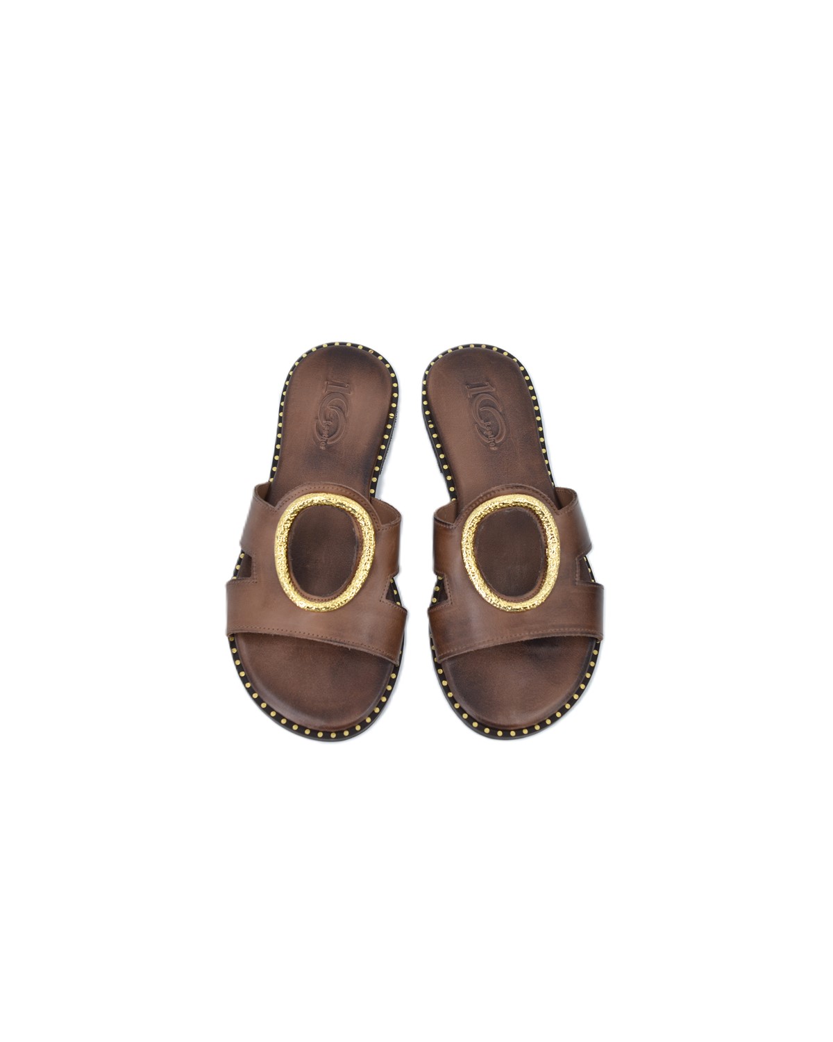 ΔΕΡΜΑΤΙΝΕΣ ΓΥΝΑΙΚΕΙΕΣ ΠΑΝΤΟΦΛΕΣ: 56-W-14/24 (BROWN) - Image 3