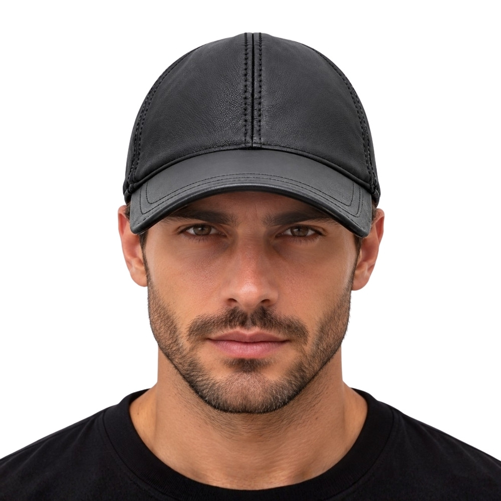 ΔΕΡΜΑΤΙΝΟ ΚΑΠΕΛΟ ΚΩΔΙΚΟΣ: 07-HAT-JOKEY (BLACK)