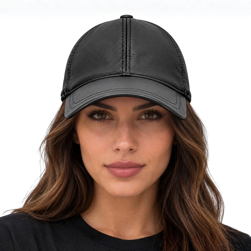 ΔΕΡΜΑΤΙΝΟ ΚΑΠΕΛΟ ΚΩΔΙΚΟΣ: 07-HAT-JOKEY (BLACK) - Image 2