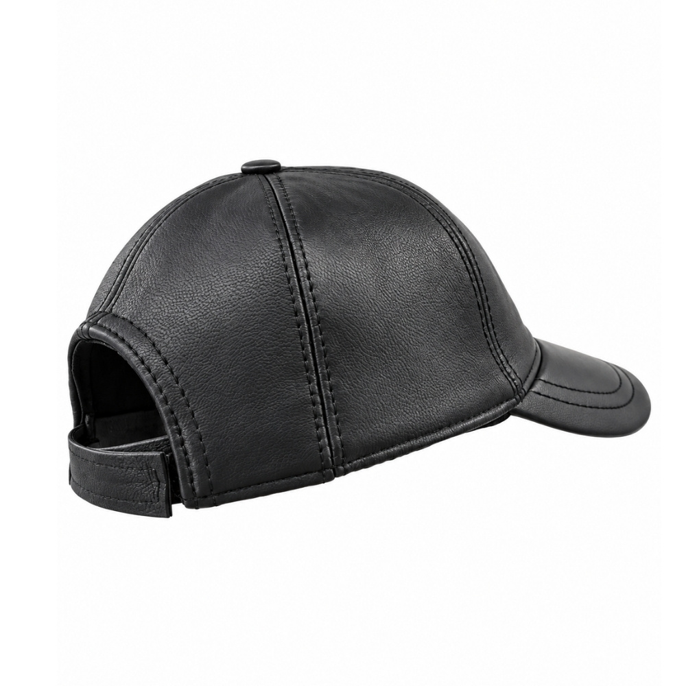 ΔΕΡΜΑΤΙΝΟ ΚΑΠΕΛΟ ΚΩΔΙΚΟΣ: 07-HAT-JOKEY (BLACK) - Image 7
