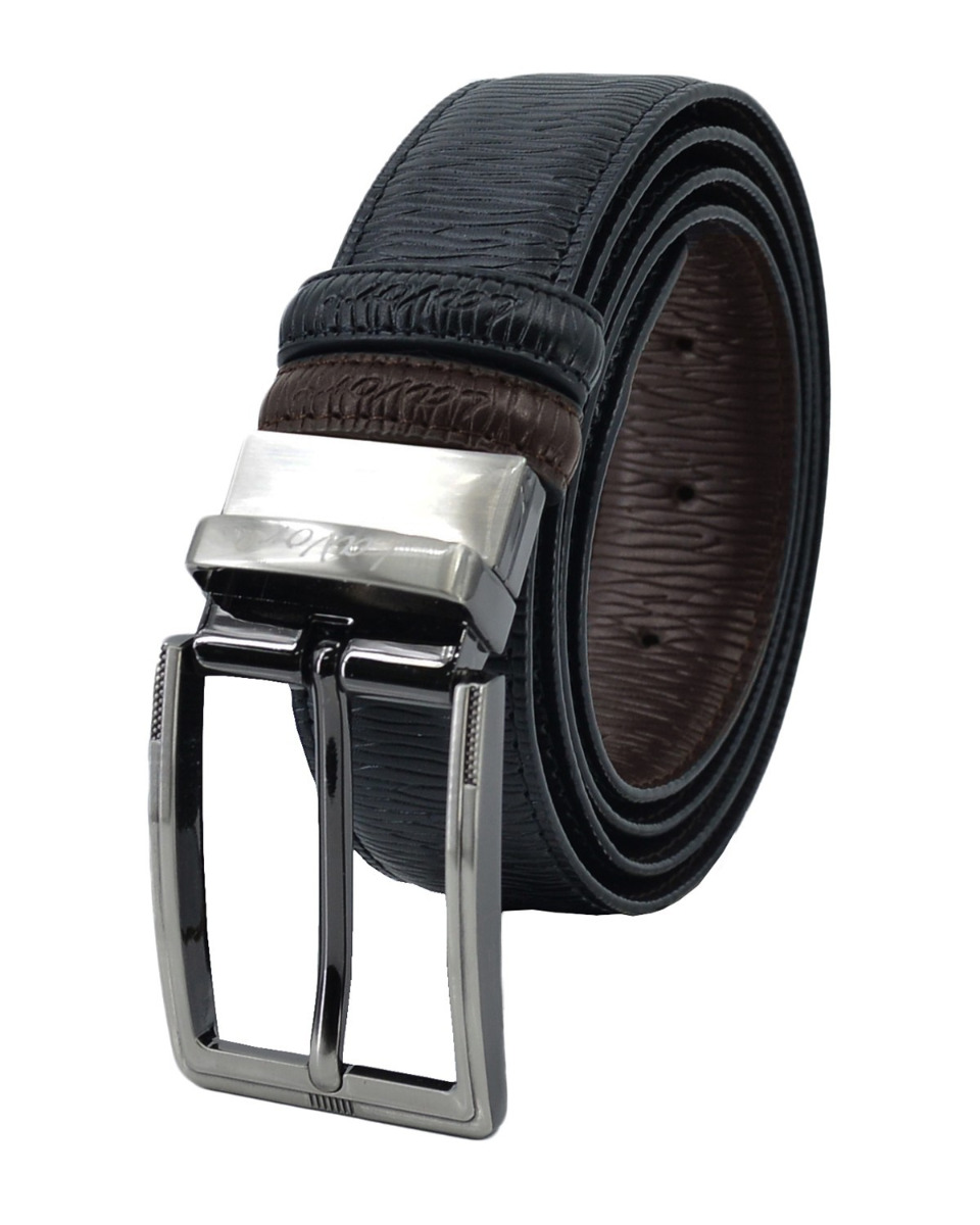 ΔΕΡΜΑΤΙΝΗ ΖΩΝΗ ΔΙΠΛΗΣ ΟΨΗΣ ΚΩΔΙΚΟΣ: 29-BELT-1-147 (BLACK-D.BROWN)