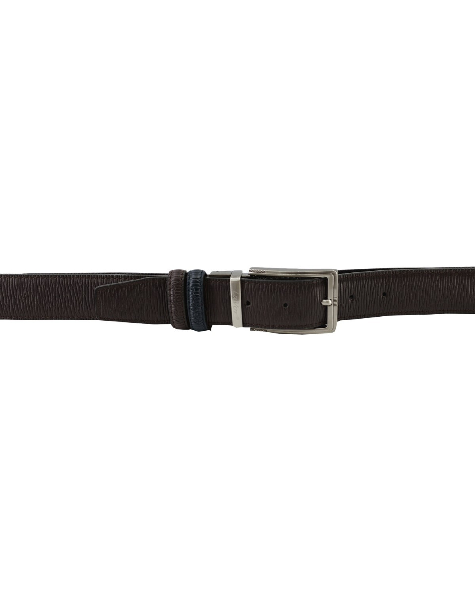 ΔΕΡΜΑΤΙΝΗ ΖΩΝΗ ΔΙΠΛΗΣ ΟΨΗΣ ΚΩΔΙΚΟΣ: 29-BELT-1-147 (BLACK-D.BROWN) - Image 7
