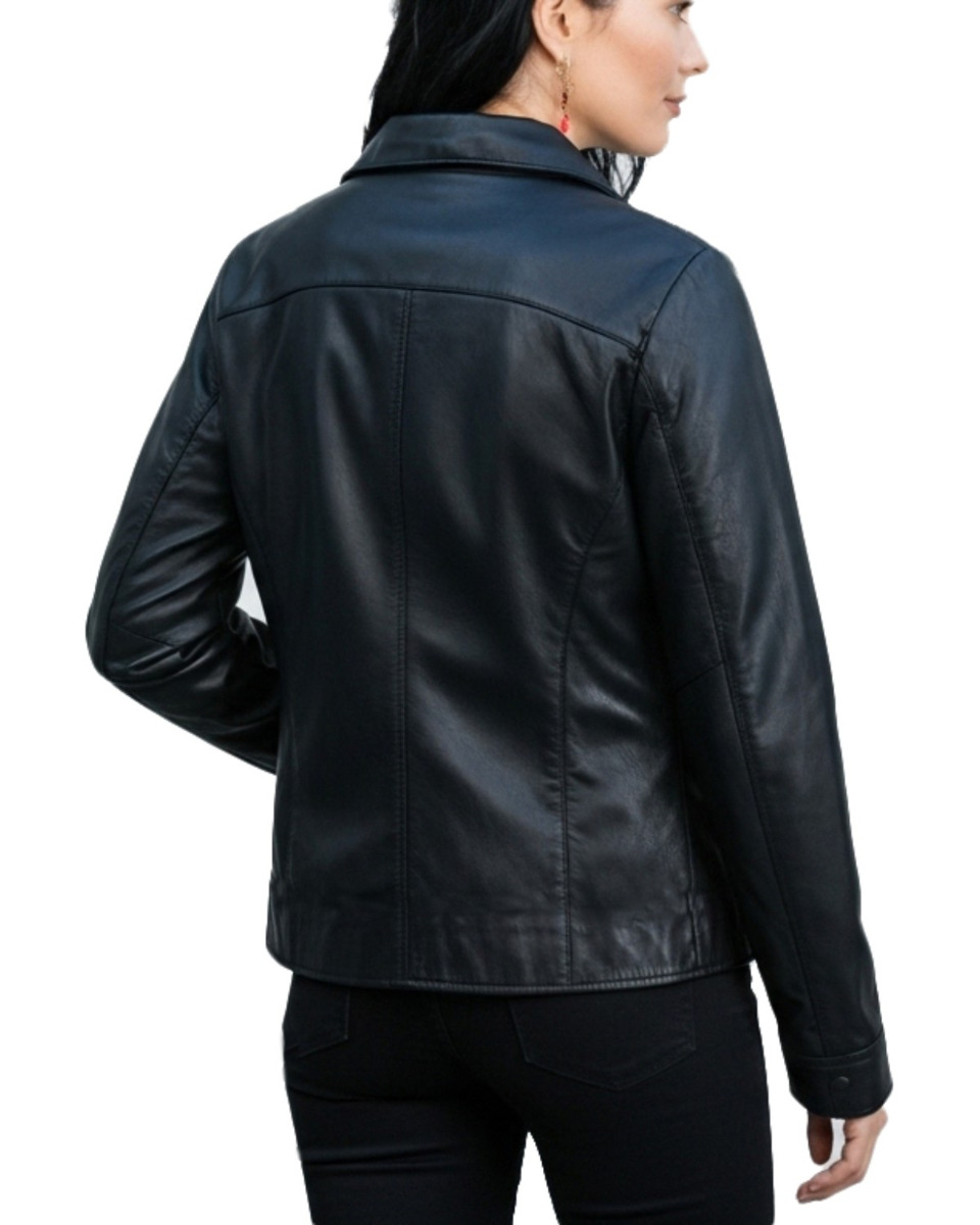 ΔΕΡΜΑΤΙΝΟ ΓΥΝΑΙΚΕΙΟ ΜΠΟΥΦΑΝ ΚΩΔΙΚΟΣ: 49-W-F-2 (BLACK) - Image 4