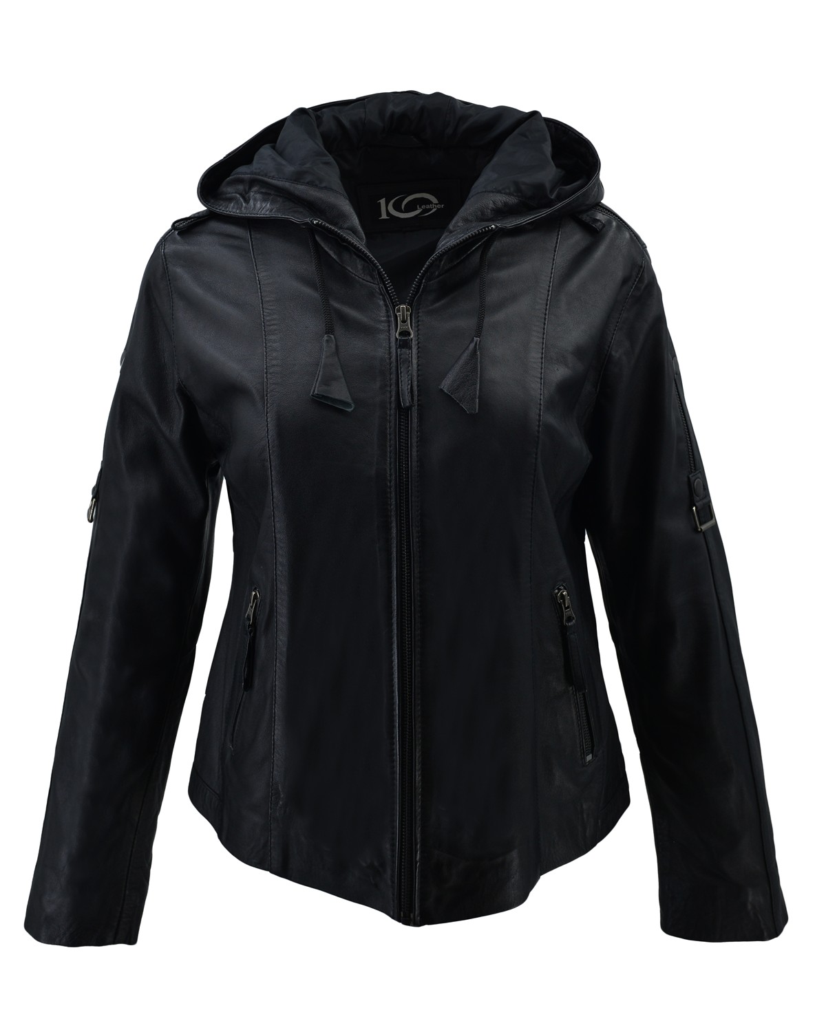 ΔΕΡΜΑΤΙΝΟ ΓΥΝΑΙΚΕΙΟ ΜΠΟΥΦΑΝ ΚΩΔΙΚΟΣ: 49-W-F-6 (BLACK) - Image 5
