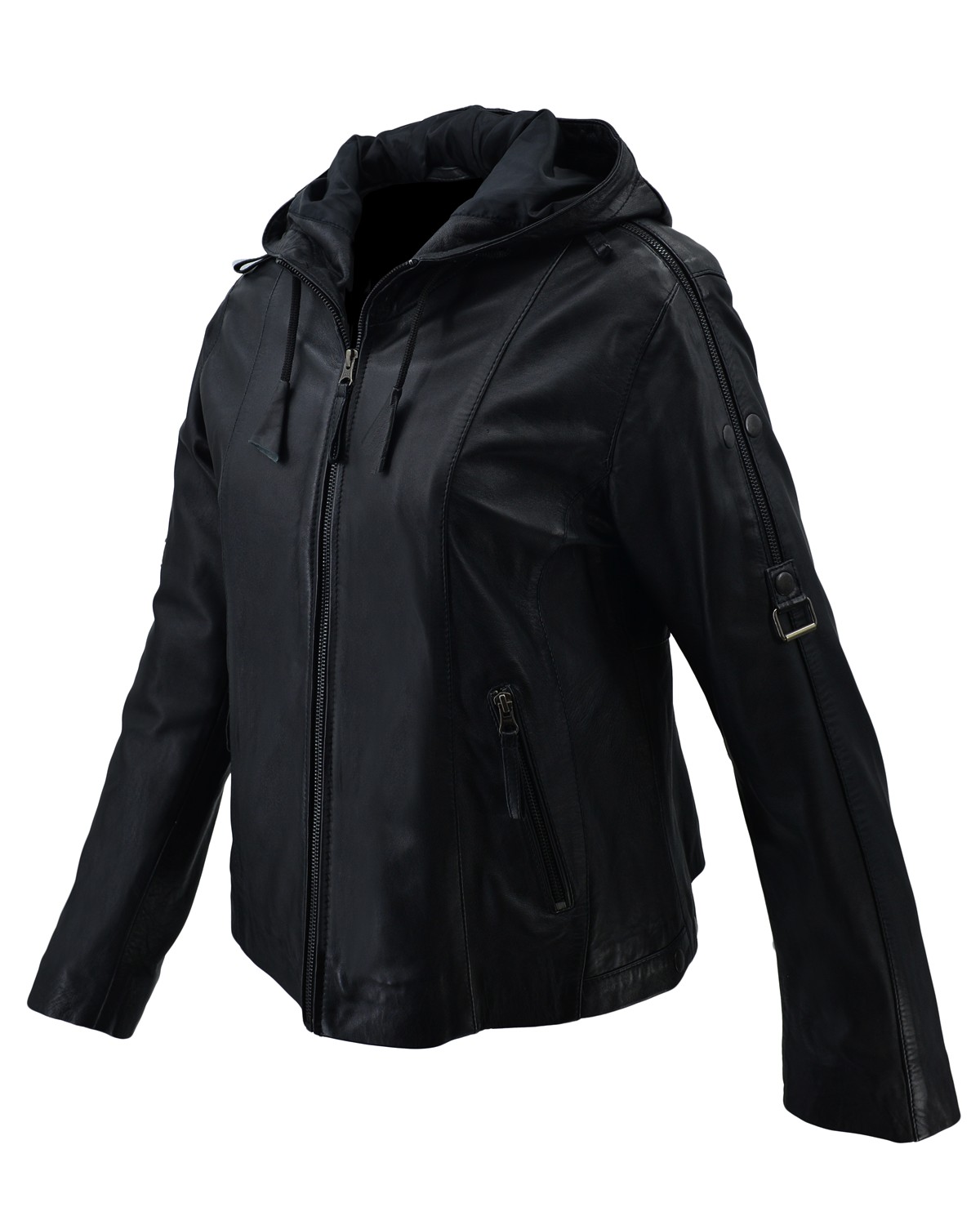 ΔΕΡΜΑΤΙΝΟ ΓΥΝΑΙΚΕΙΟ ΜΠΟΥΦΑΝ ΚΩΔΙΚΟΣ: 49-W-F-6 (BLACK) - Image 6