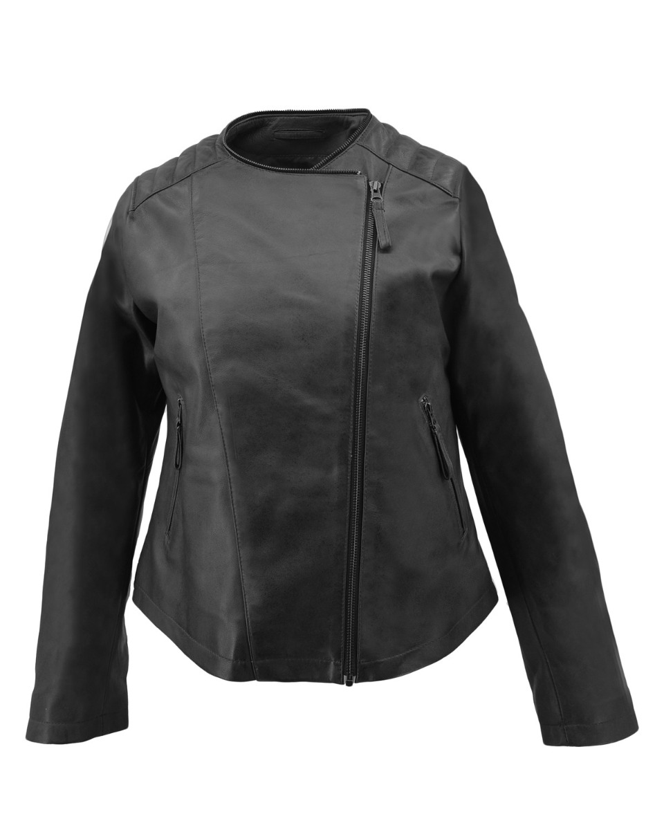 ΔΕΡΜΑΤΙΝΟ ΓΥΝΑΙΚΕΙΟ ΜΠΟΥΦΑΝ ΚΩΔΙΚΟΣ: 49-W-JESSIE-F (BLACK) - Image 7