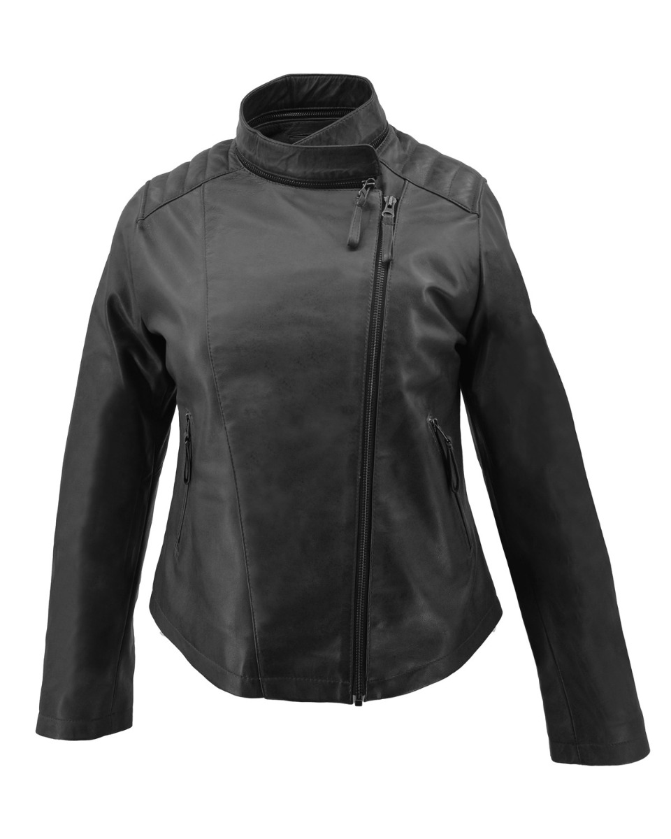 ΔΕΡΜΑΤΙΝΟ ΓΥΝΑΙΚΕΙΟ ΜΠΟΥΦΑΝ ΚΩΔΙΚΟΣ: 49-W-JESSIE-F (BLACK) - Image 6
